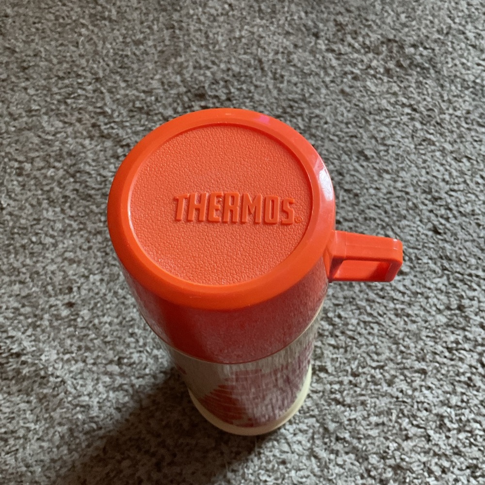 Vintage 80’s/90’s Dunkin’ Donuts 32oz Insulated Travel Thermos Bottle - Picture 4 of 7